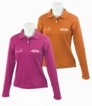 lady long sleeve polo shirt