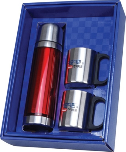 Double walled coffee mug and non-vacuum flask