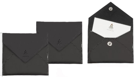 Synthetic leather envelope
