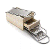 Stainless steel box grater