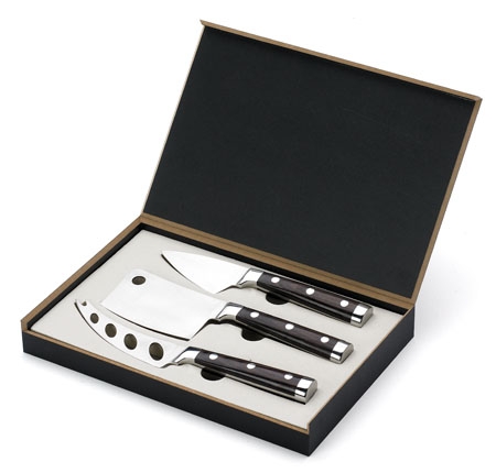 3PC stainless steel cheese knife set