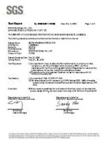 FDA test report for biodegradable thermoformed products