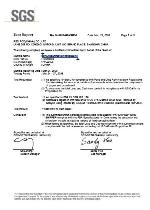 FDA test report for paper pulp wine shipper