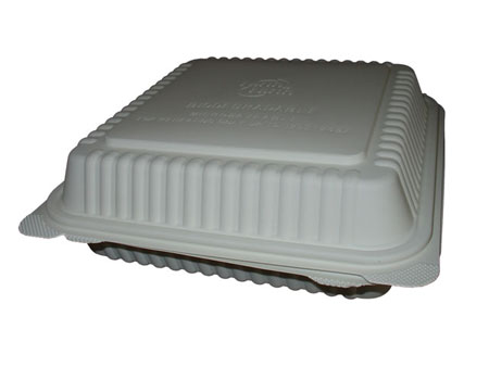 9-inch 1 Compartment Clamshell
